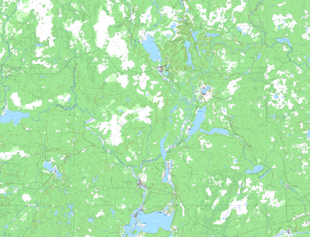 карта озеро Почозеро   в хорошем качестве